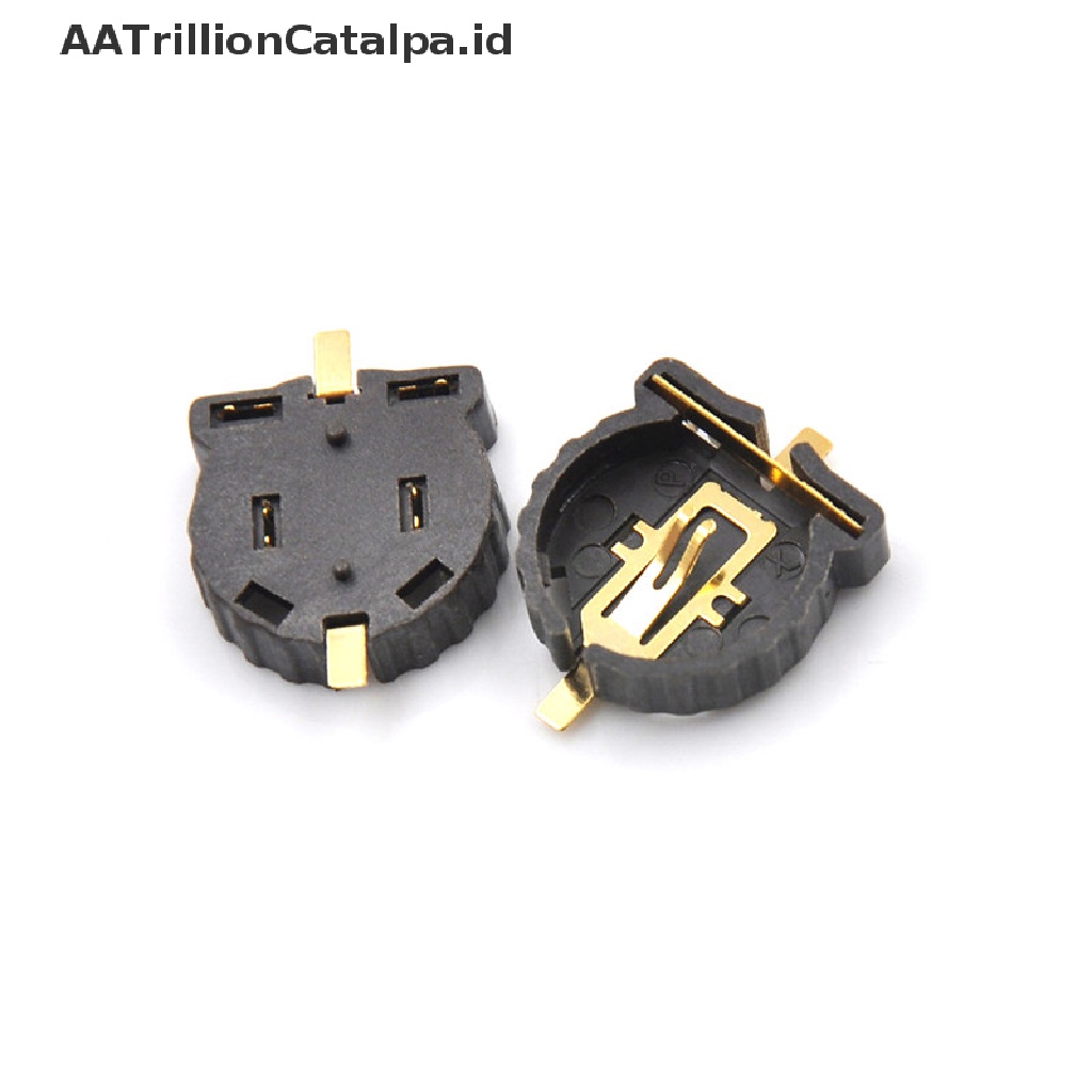 (AATrillionCatalpa) 5pcs / set holder Baterai Koin CR1220-2 CR1220 SMD 1220