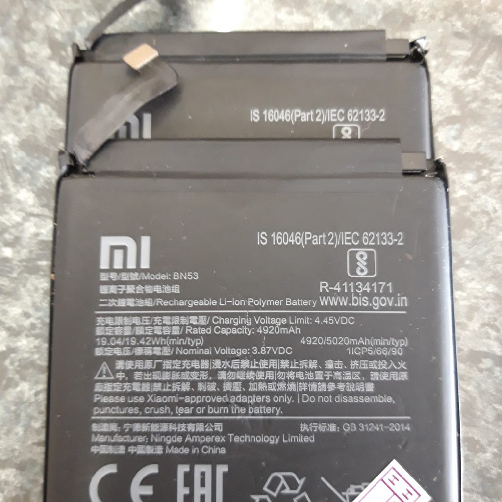 Battery Baterai Redmi Note 9 Pro Note 10 Pro BN53 Kualitas Ori