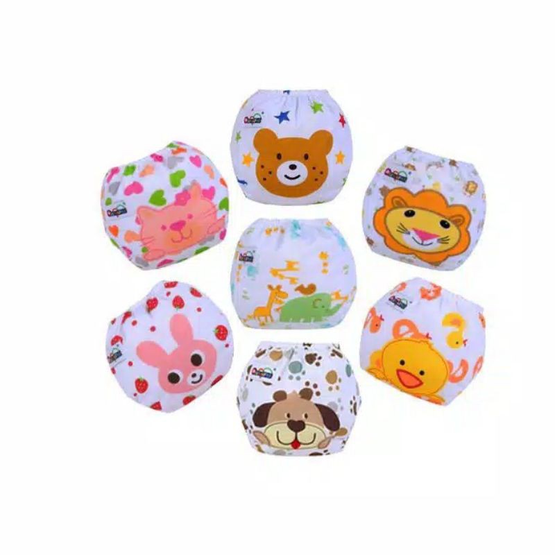 K-SP (1pcs) CLODY PRINT Pampers Popok Kain Popok Cuci Ulang Diapers