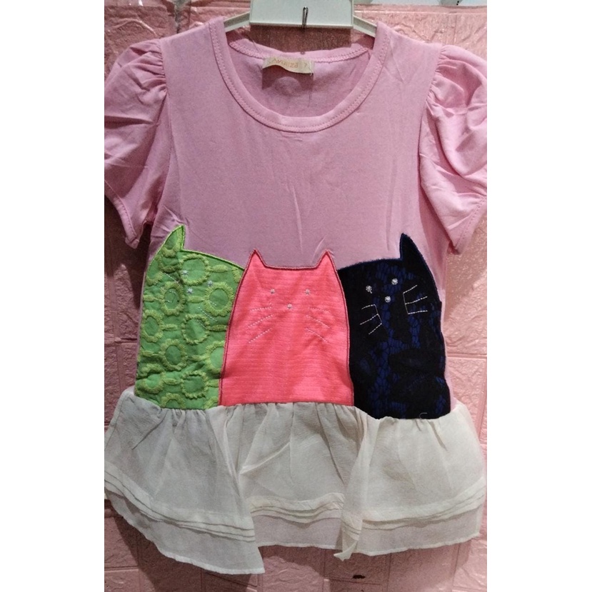 Dress anak perempuan usia 1/ 2 / 3 tahun