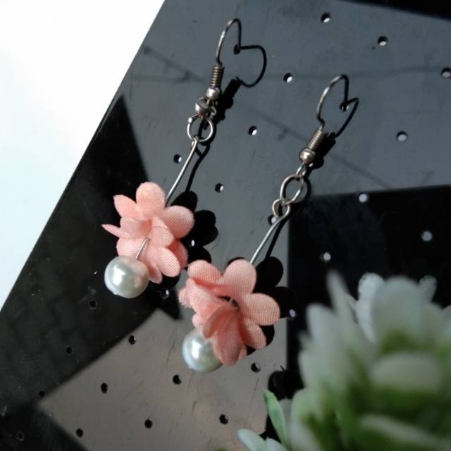 Anting bunga juntai anting panjang juntai anting korea inport anting anjang bunga bros juntai pompom