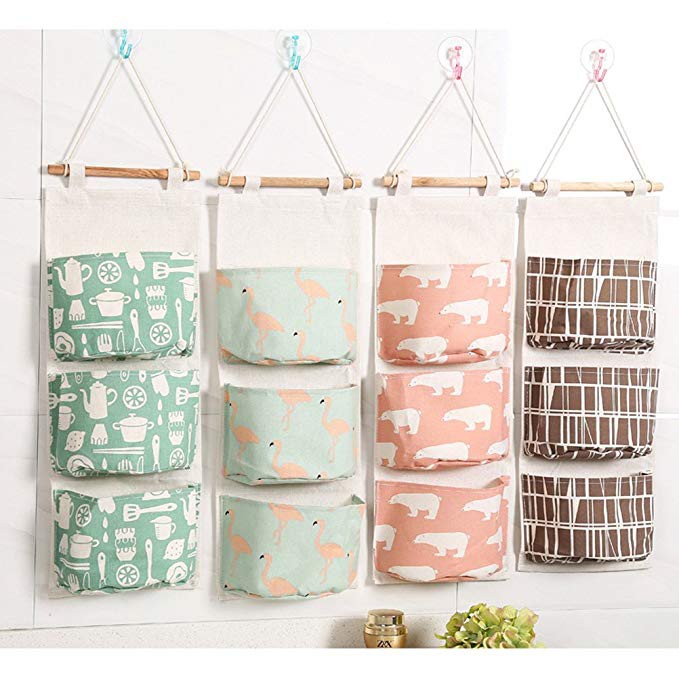 Pouch Gantung 3 Sekat Gantungan Jilbab [ 3 Sekat ] Motif Lucu