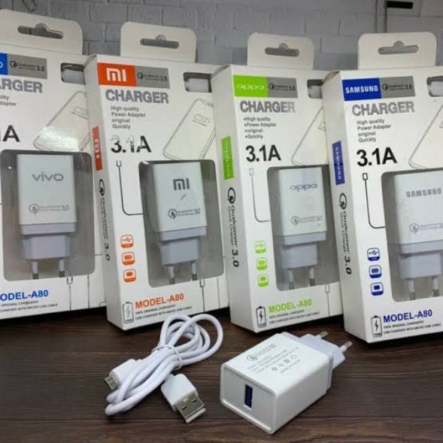 Charger TC Branded 3.1 A Model A-80