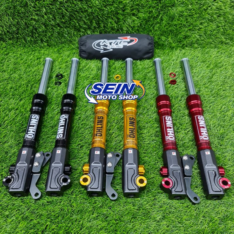 Bottom Shock Depan Honda Beat Vario Scopy New Old 0hlins Free Sarung