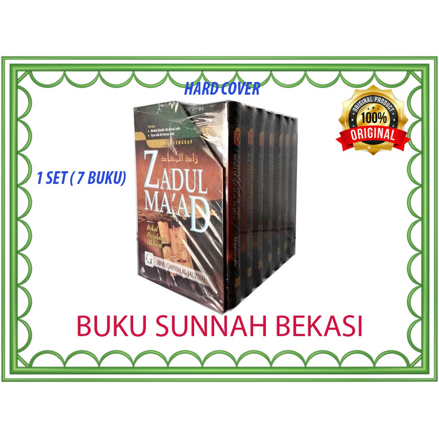 1 set 7buku ZADUL MA'AD | GRIYA ILMU | BEKAL PERJALANAN AKHIRAT | Zadul Maad