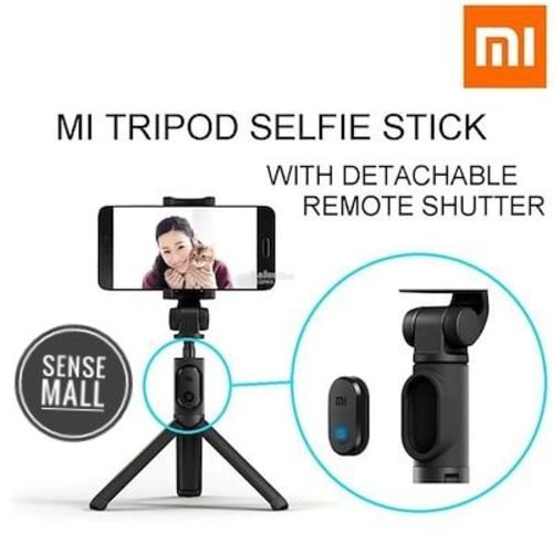 TONGSIS XIAOMI TRIPOD SELFIE STICK BLUETOOTH REMOTE ORIGINAL XIAOMI - Hitam