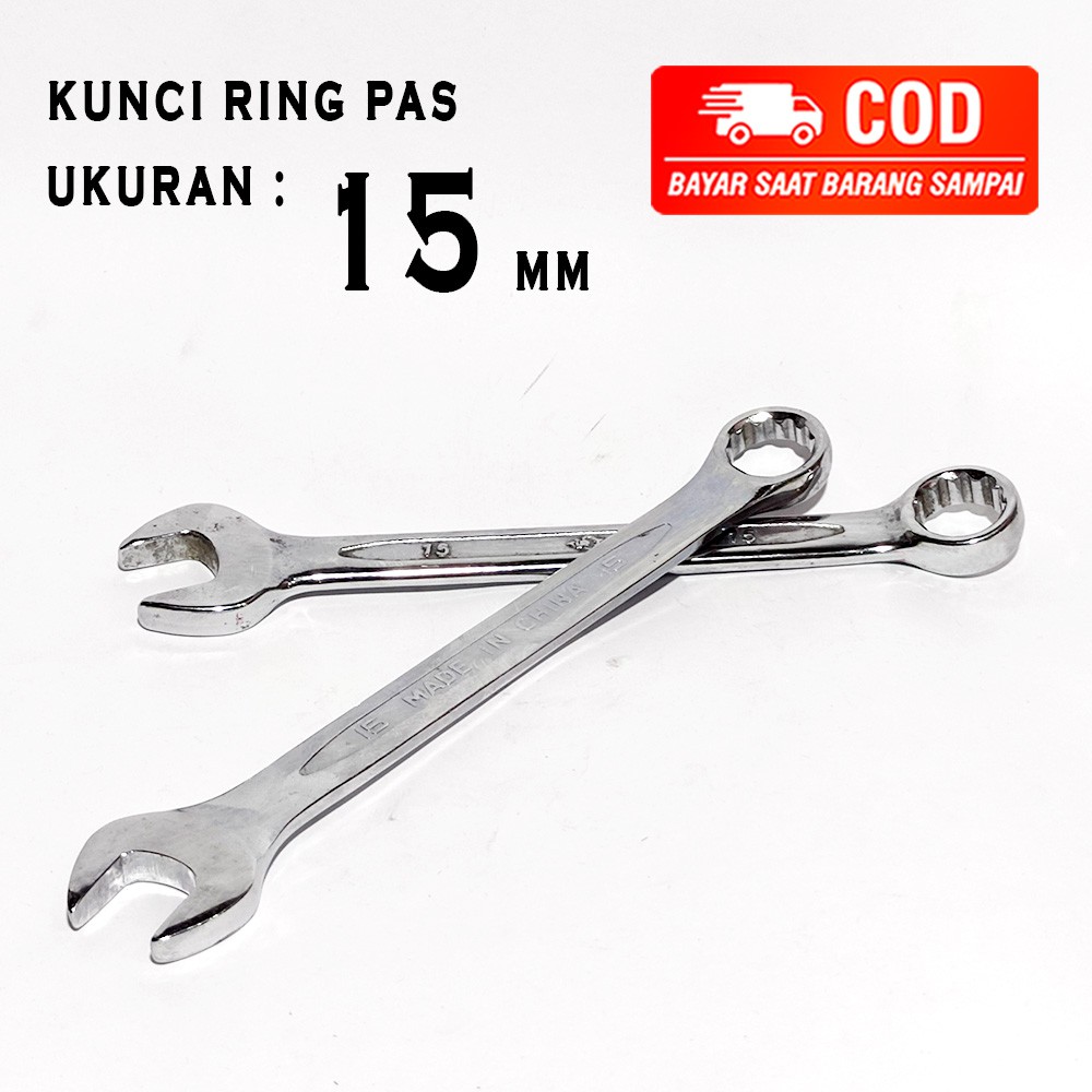 KUNCI RING PASS FUKUNG 15 MM