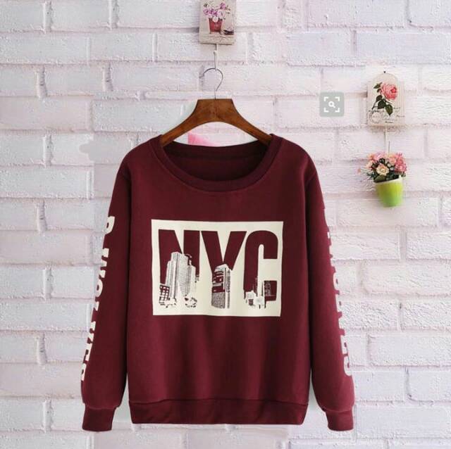 VS GG - Sweater New York dua warna