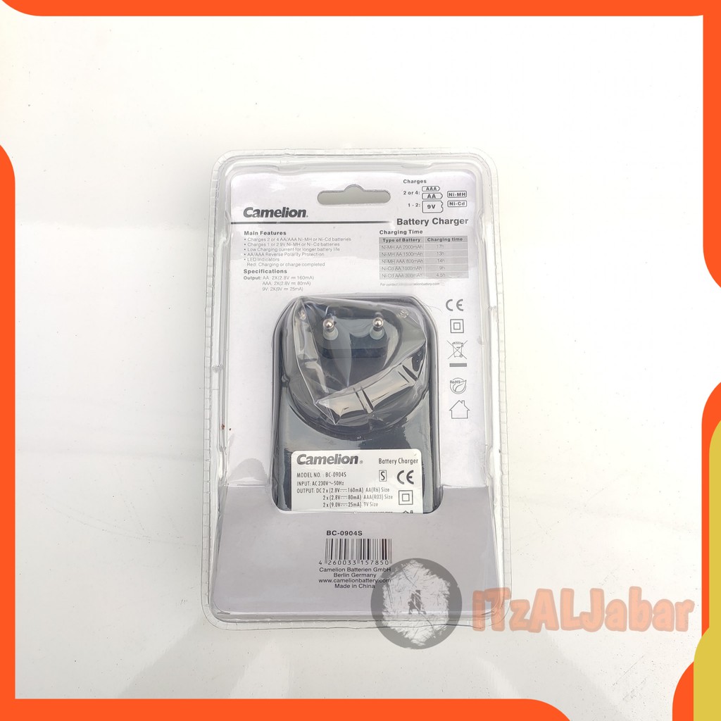 Charger Baterai AA AAA 9V Camelion charger batre Original Camelion