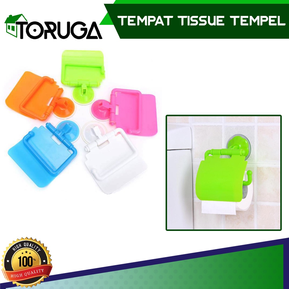 Gantungan Tissue Gulung Roll Tempat Tisu Toilet Holder Hanger Organizer WC Kloset