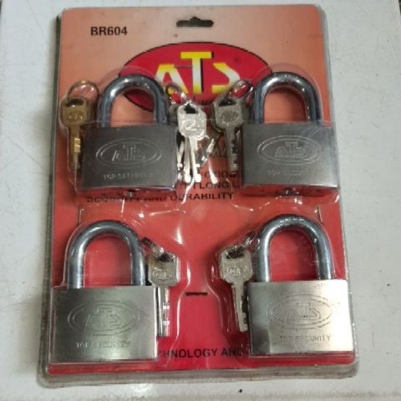 ATS gembok master key 60mmx4pcs / gembok master Key 60mm isi 4pcs ATS