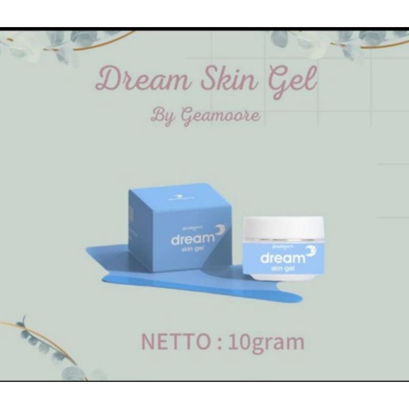 dream skin gel red jelly geamore sleeping mask BPOM Original