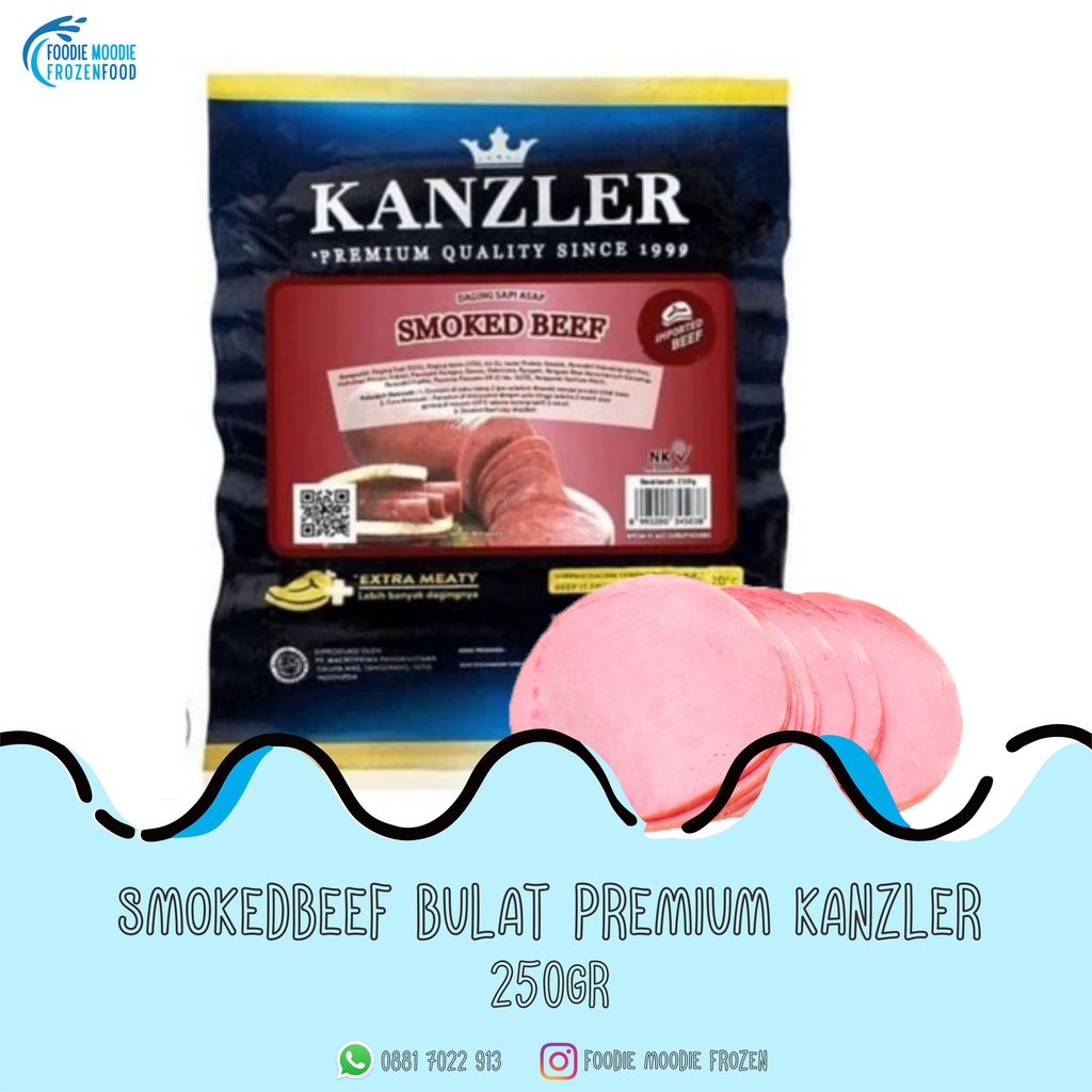 

Smokedbeef bulat premium kanzler 250gr