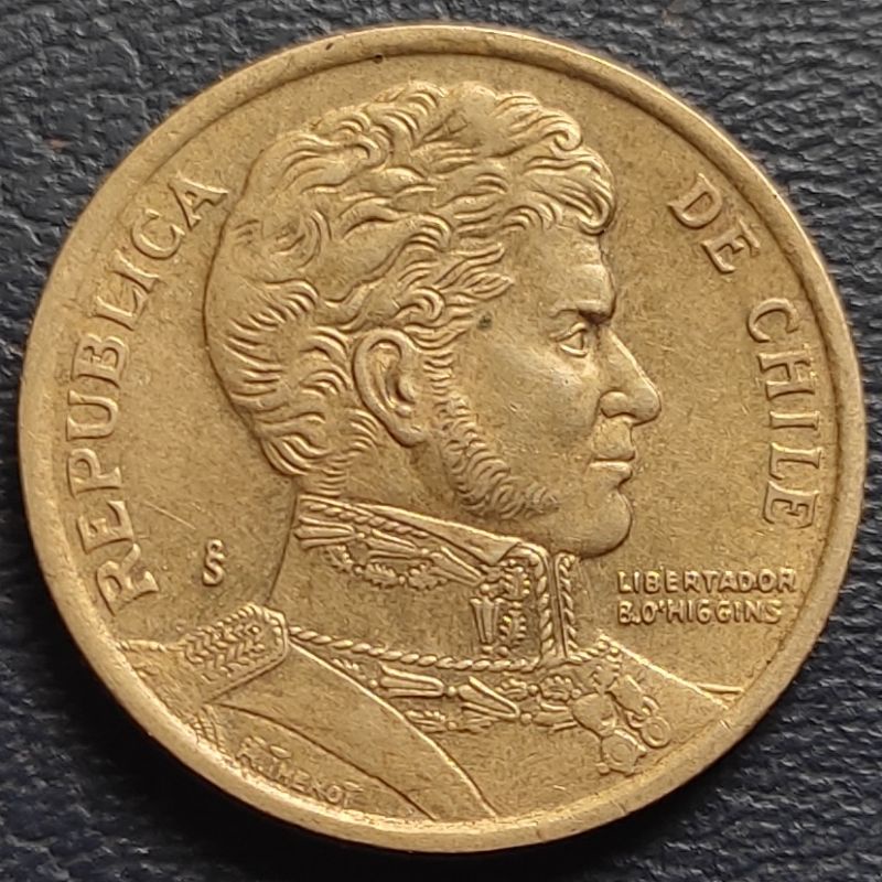 Uang Koin Kuno 10 Pesos Chile Tahun 2002