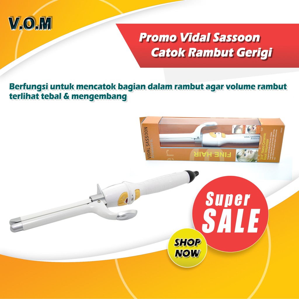 VOM Promo Vidal Sassoon Catok Rambut Gerigi - 0052