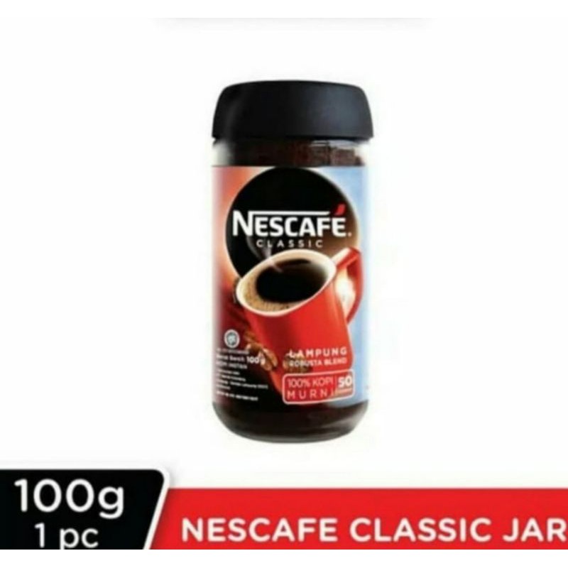 

Kopi Nescafe Classic 100gr Jar