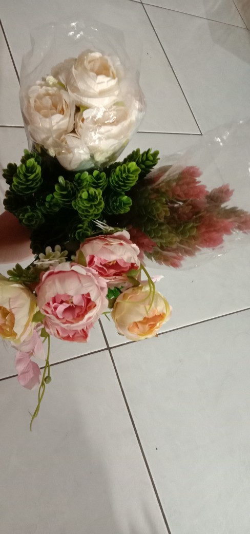 Bunga Peoni Rustic Mini /  Small Rustic Peony Bunch (b20004)