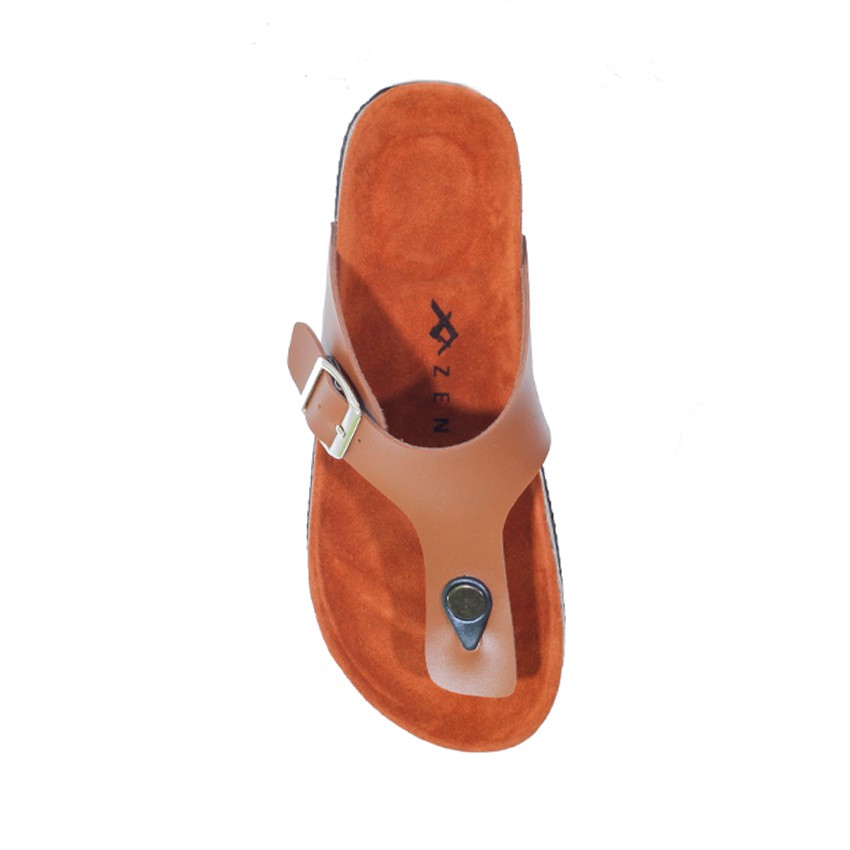 ERINA BROWN | ManNeedMe x Zensa | Sandal Jepit Tali Casual Wanita