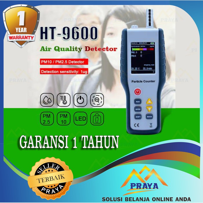 HT9600 HT-9600 PM2.5 DETECTOR PARTICLE COUNTER AIR QUALITY MONITOR