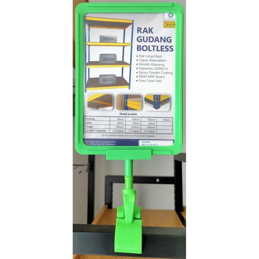 

Papan Promosi Supermarket Ukuran A5