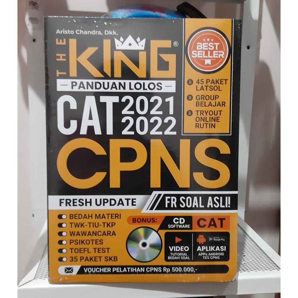 BUKU THE KING PANDUAN LOLOS CAT CPNS 2021-2022 ORIGINAL-THE KING CAT CPNS