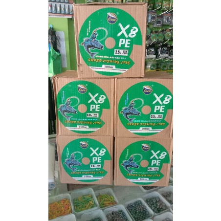 Senar PE orca x8 multicolor conecting