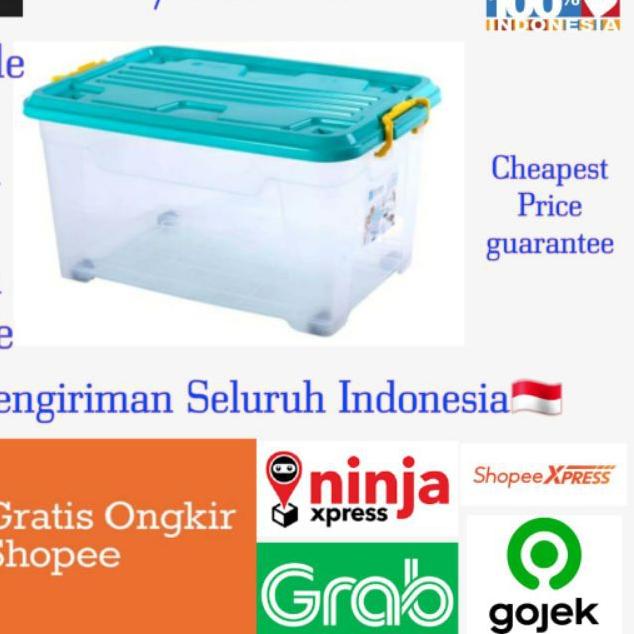 Container box ezy 45 liter kotak plastik biggy vindo