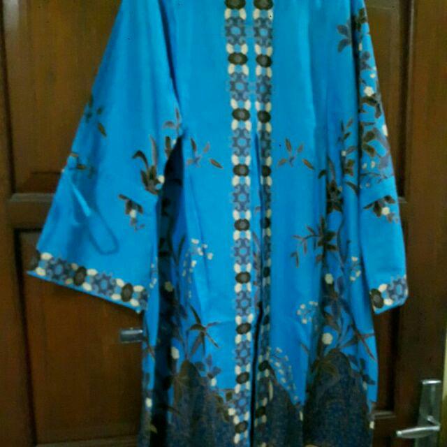 Batik Tunik Shibori Kanaya Motiv Bunga  Bahan Katun Primisima Unggul Jaya Ukuran All Size Ld 105 Cm