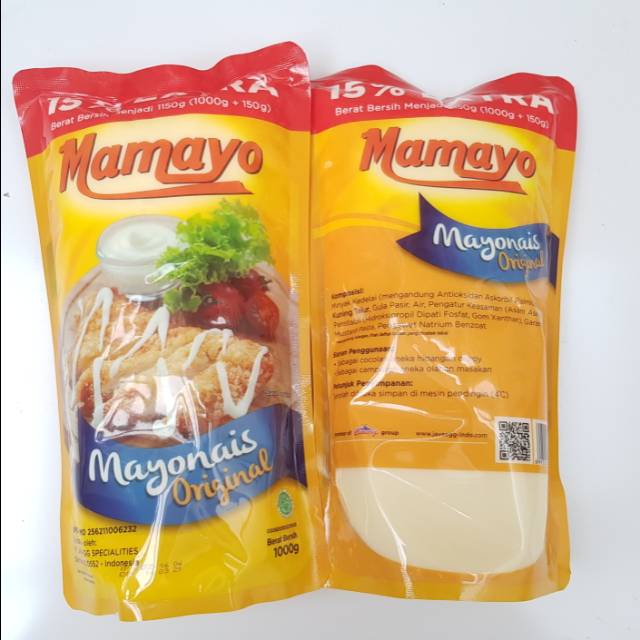 

Mamayo Mayonais Original 1000gr - Saos Mayones