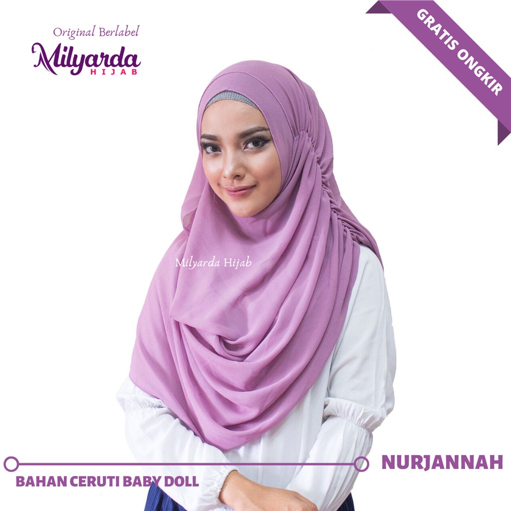 Milyarda Hijab Instan Nurjannah fashion/kerudung/jilbab
