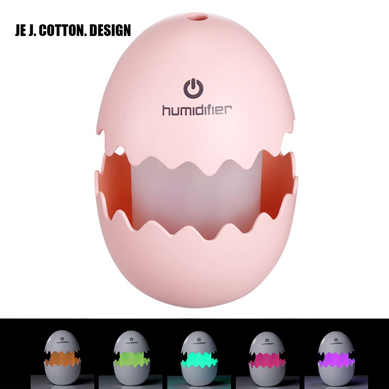 Cracked EGG Humidifier with Night Light LED