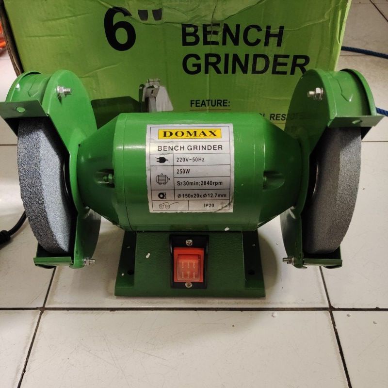 mesin gurinda duduk 8&quot; Domax / bench grinder 8&quot; domax