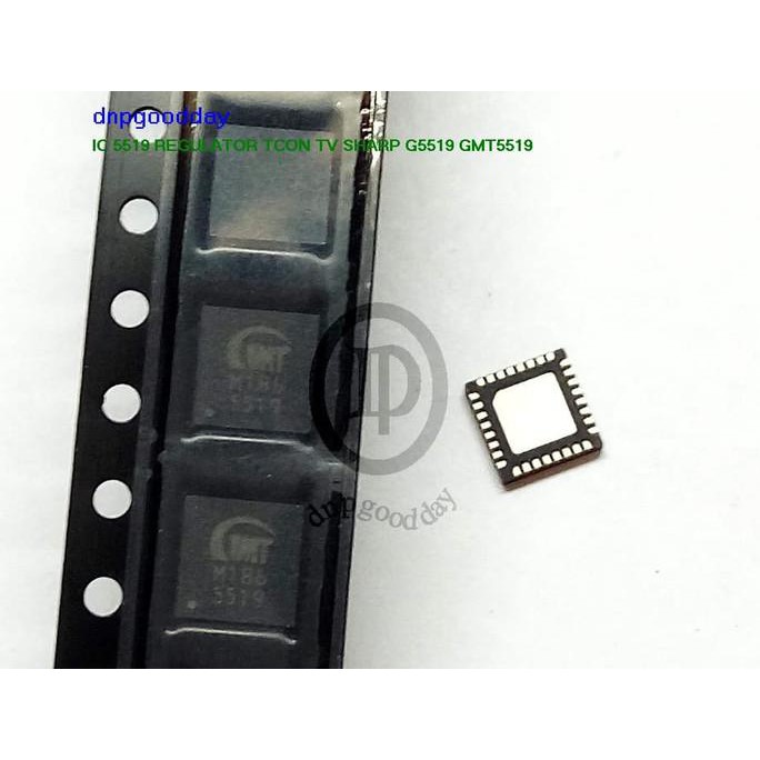 Ic 5519 Regulator Tcon Tv Sharp G5519 Gmt5519 Dnpgood11 Kualitas Baik