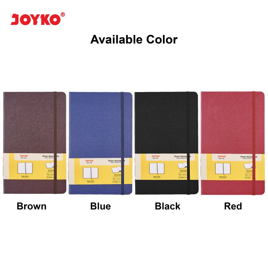 Plain Notebook Diary Agenda Buku Catatan Polos Joyko NB-703