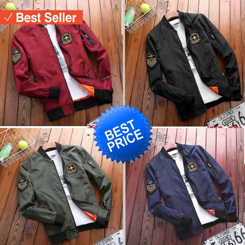 BOMBER PRIA WANITA STYLE MODERN HITS / Fashion Jaman Now Armed Bomber Army Despo Tebal Jaket