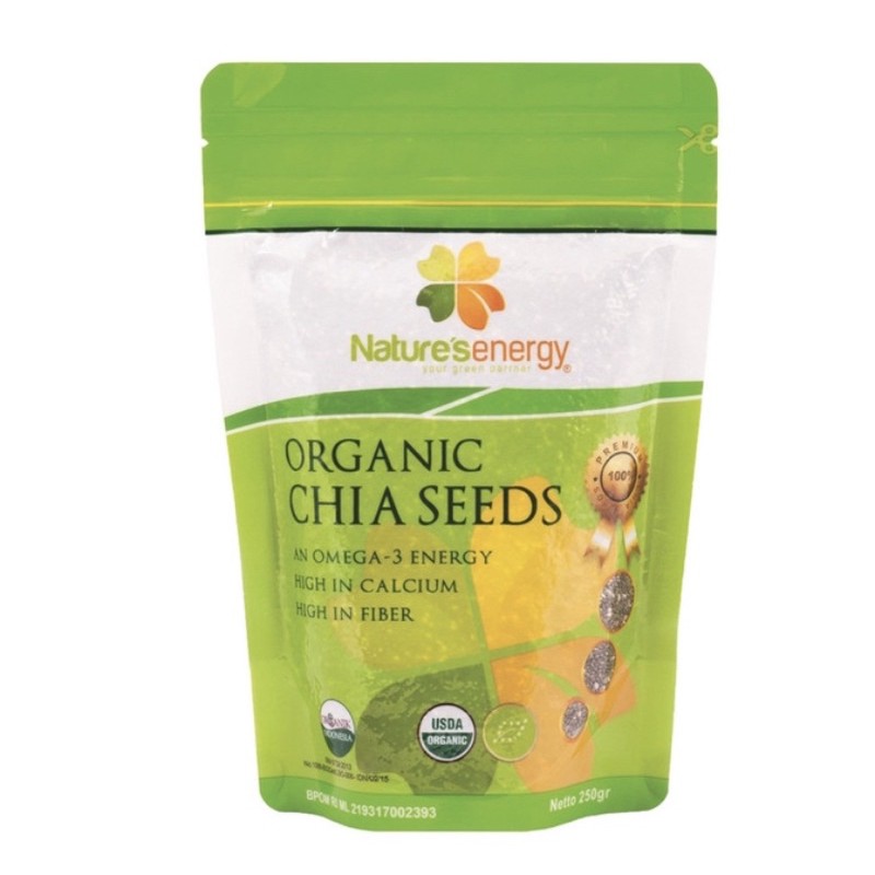 

nature organic chia seed 250 gr