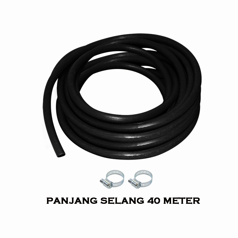 EELIC SEA-LPG10MM SELANG GAS LPG PANJANG 40M DIAMETER 10MM WP 0.5 WPa DENGAN 2PCS RING PENGIKAT