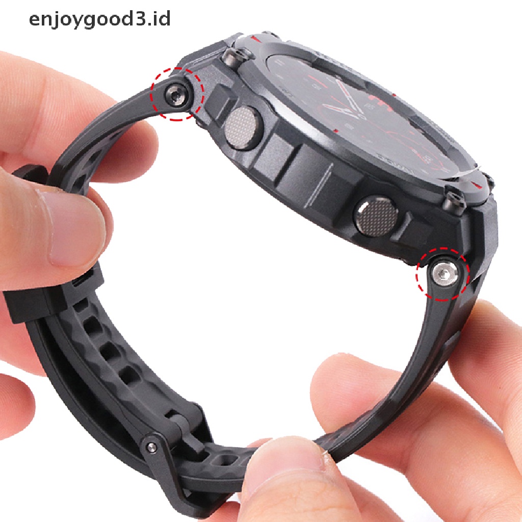 (Rready Stock) 1 Set Adaptor Konektor Sekrup Untuk Xiaomi Amazfit T Rex PRO (ID)