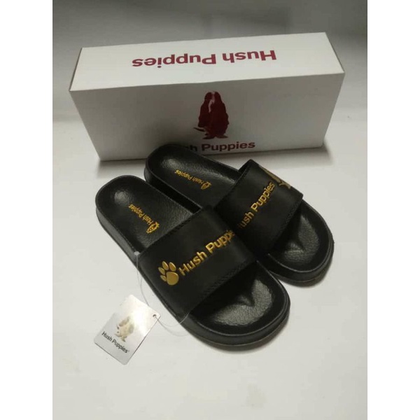 Sandal Hush Puppies Unisex Sendal Pria Wanita Sandal Slop Wanita Sandal Slide Pria Kekinian