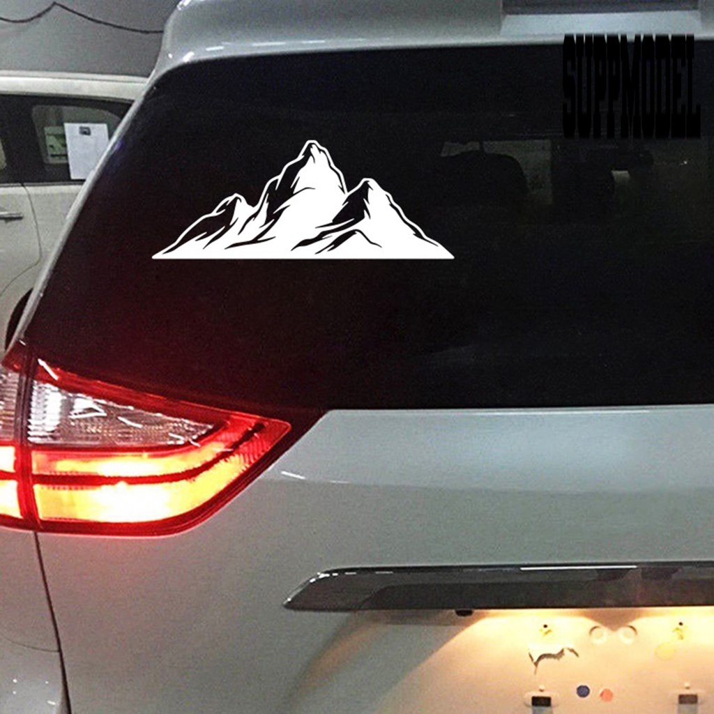 &lt; Car Adornment &gt; Stiker Motif Gunung Tahan Lama Untuk Dekorasi Mobil Van