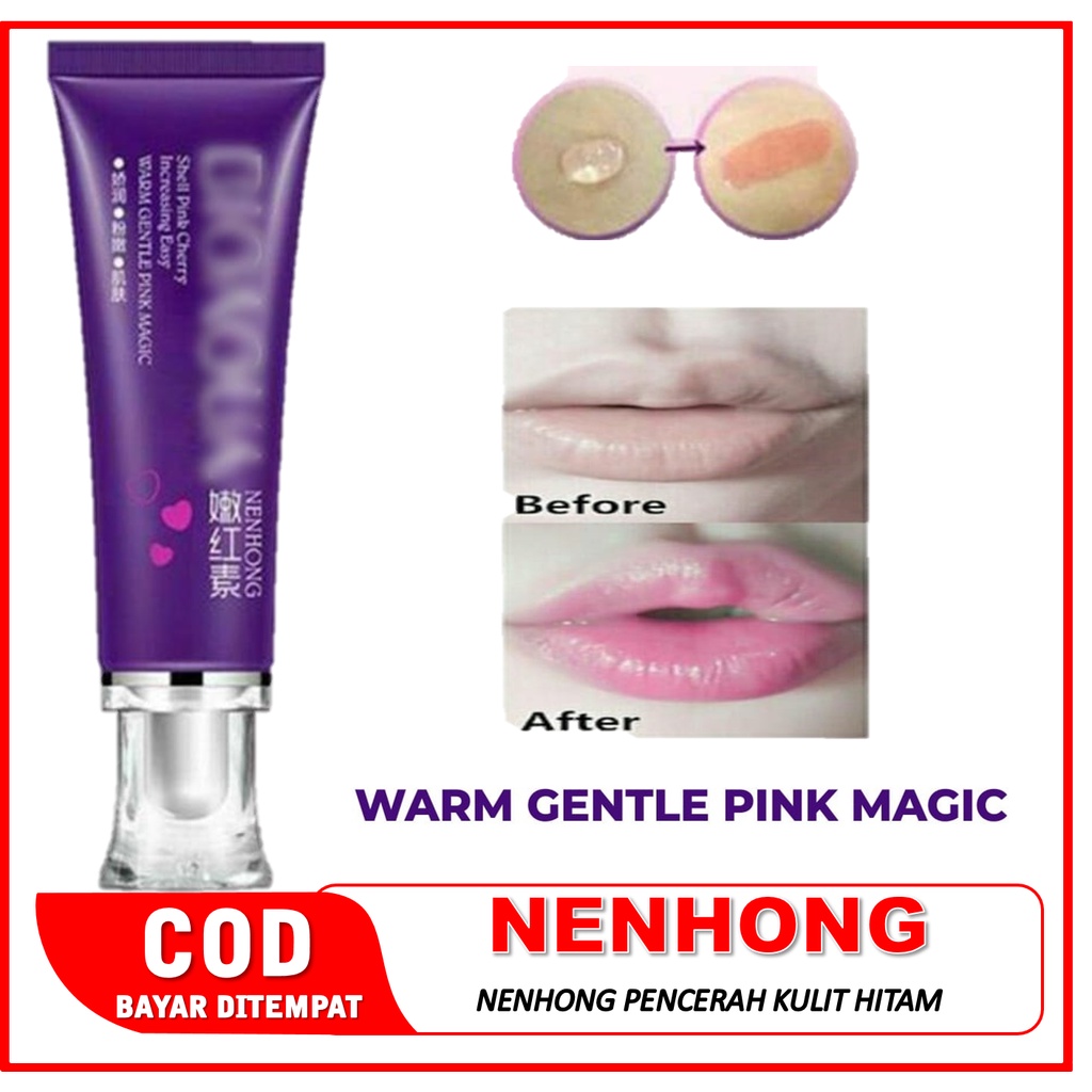 MERAH ALAMI Pemerah Bibir Alami Permanen Pemerah Puting Payudara Pemerah Bibir Hitam Pria Perokok / 