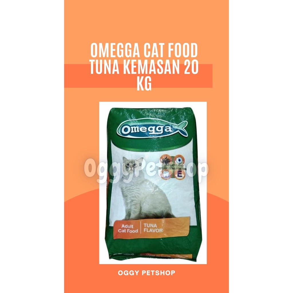 [GRAB GOJEK] OMEGGA TUNA 20 kg CAT FOOD TERMURAH Omega Makanan Kucing