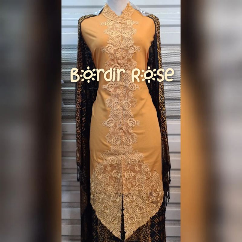 Bahan Kebaya Katun Pola Bordir khas Kudus