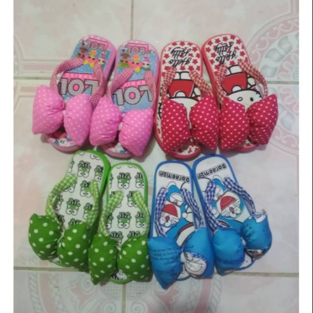 Sandal pita kartun anak-anak [KHUSUS UKURAN 31-35]