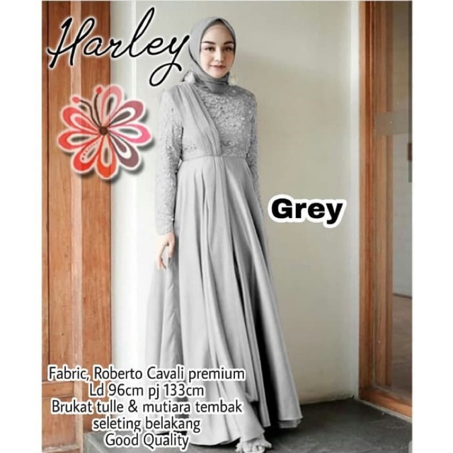 GAMIS HARLEY 5 warna (abu dusty navy mocca maroon)