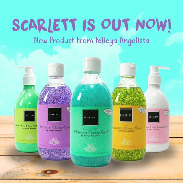 ★ BB ★ SCARLETT Brightening Shower Scrub By Felicya Angelista