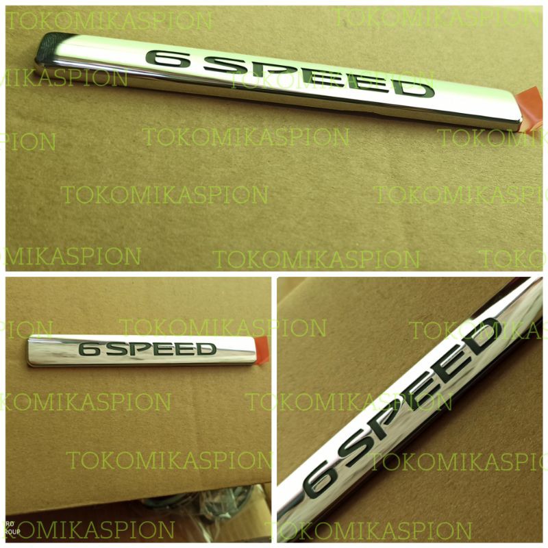 original - UNIVERSAL - emblem - logo - tulisan - 6 speed - 6speed - 6 SPEED - 6SPEED