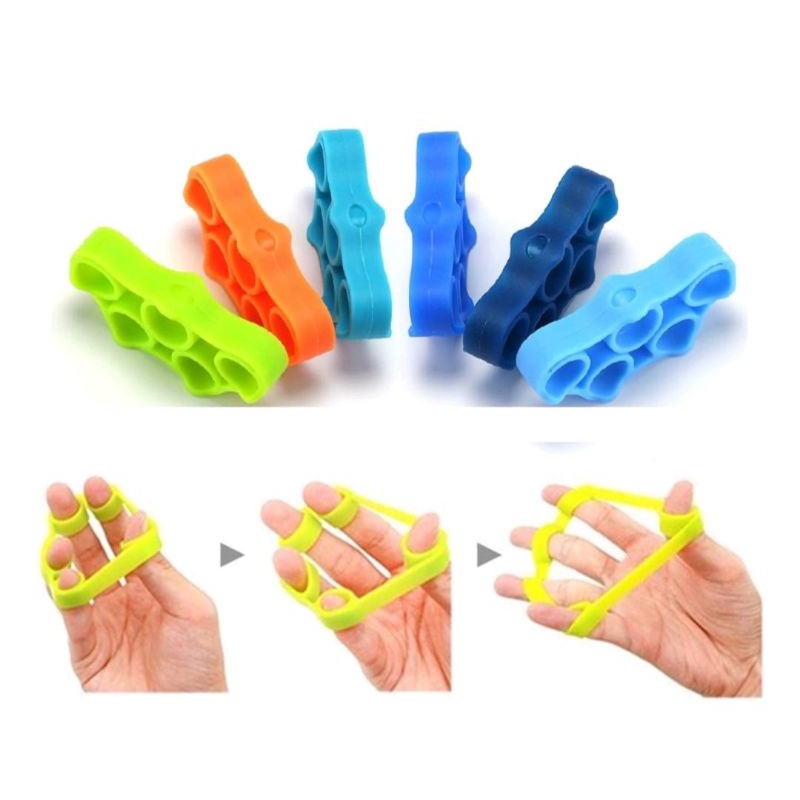 Alat Terapi Jari Tangan / Alat Melatih Kekuatan Jari Tangan Silicone