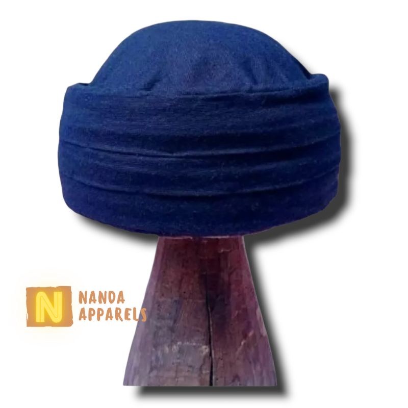 peci buhun imamah praktis permanen siap pakai clasik medium quality praktis siap pakai warna navy bi