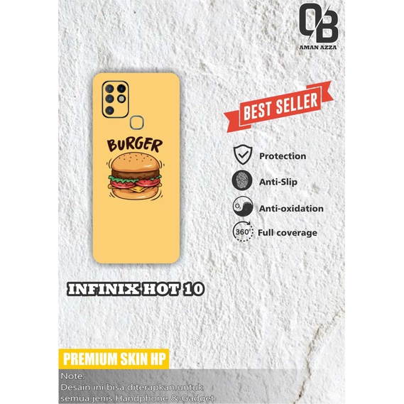 GRASKIN HANDPHONE INFINIX HOT 10 BURGER